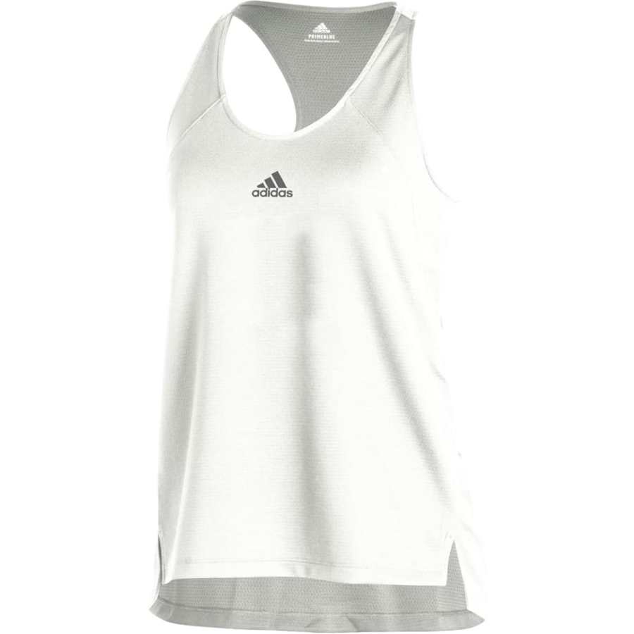 Adidas Adidas Sleeveless Sports Shirts Women's White Racerback