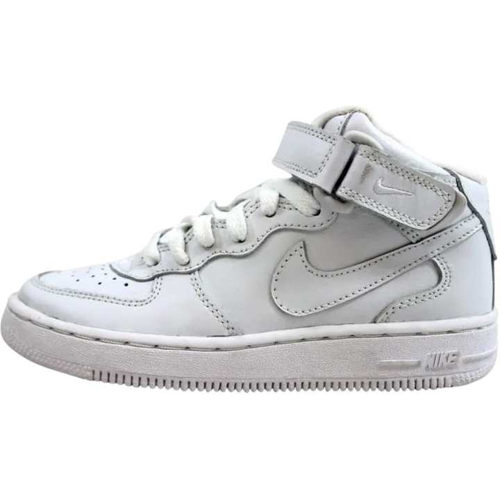 Nike Nike Air Force 1 Mid top Kids' Skateboarding Shoes White Kids'