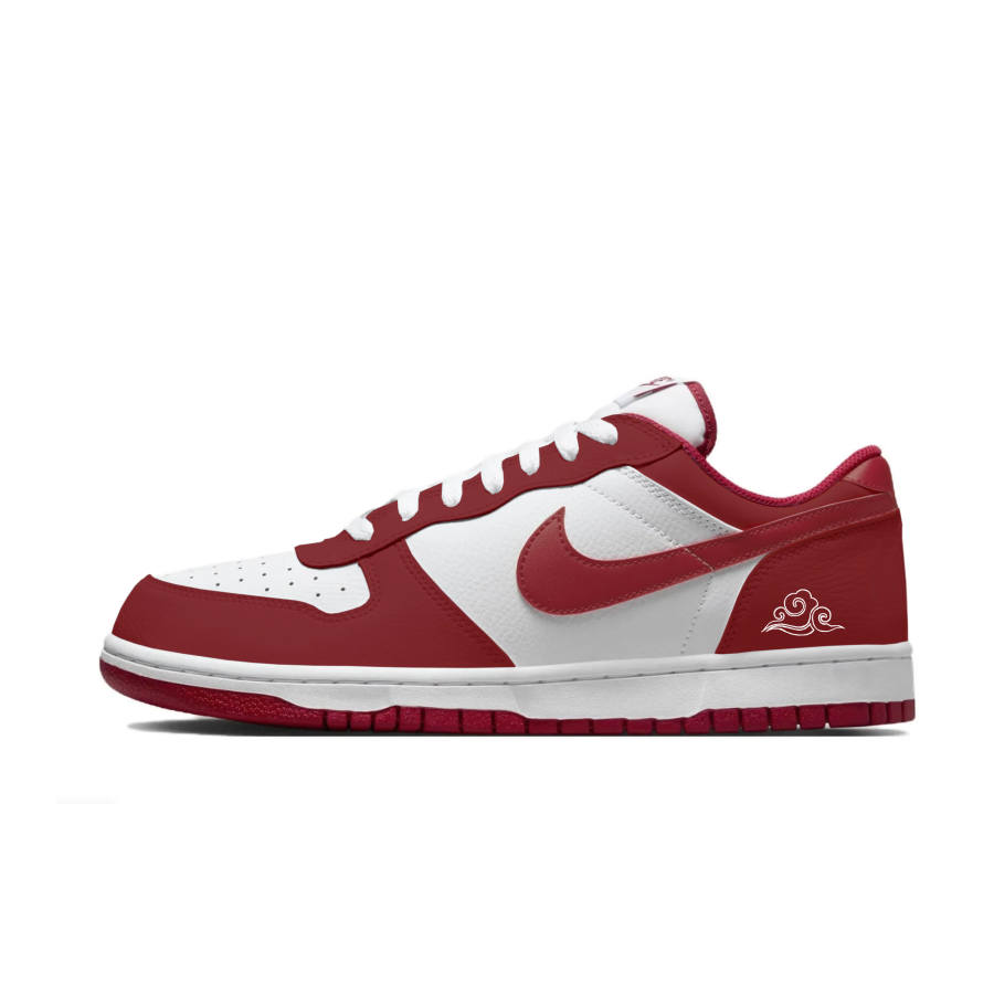 Nike Nike Big Dan Chen Wear resistant And Lightweight Low top Skateboard Shoes Men's Red White