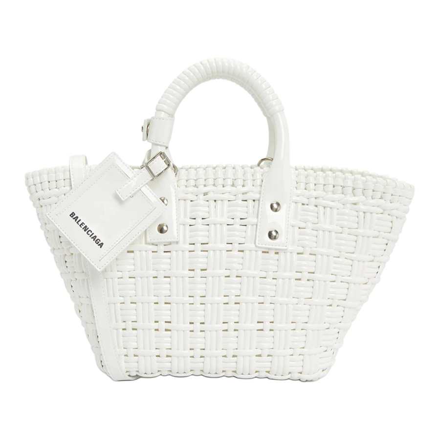 Balenciaga Calfskin Shoulder Bag, Crossbody Bag, Handbag Women's White