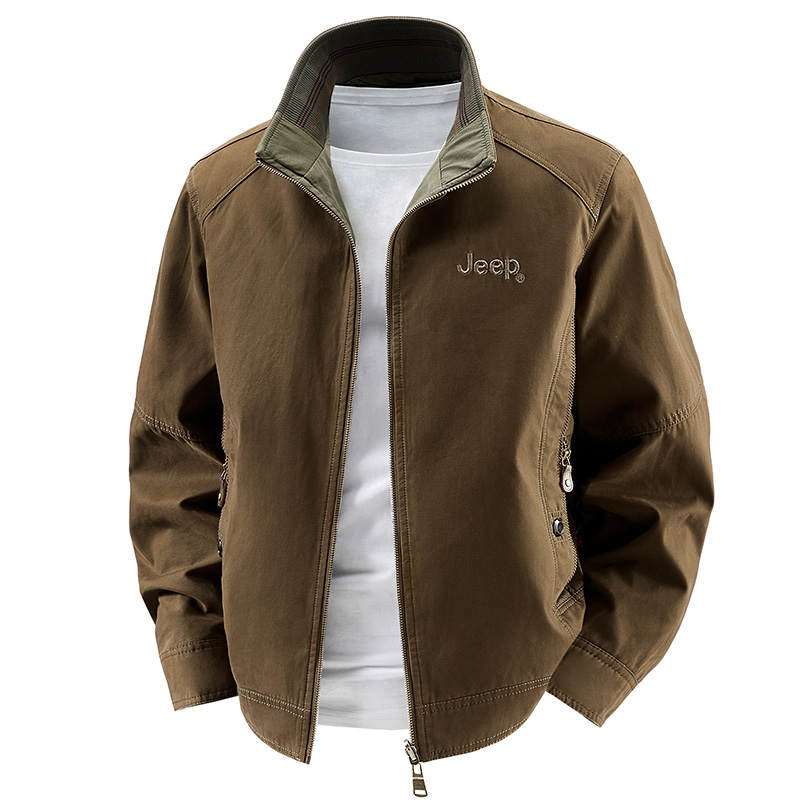 Jeep Jeep Jackets Unisex Stand Collar Moderate Reversible