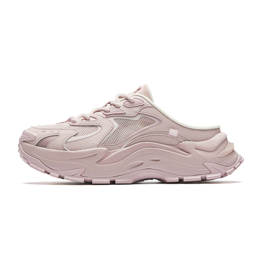 Anta Slip Resistant Abrasion Resistant Closed Toe Slippers Women's Pink