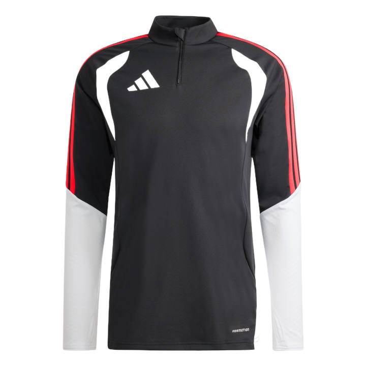 Adidas Adidas Soccer Jerseys Men's Black/Bright Red Moderate Straight Fit