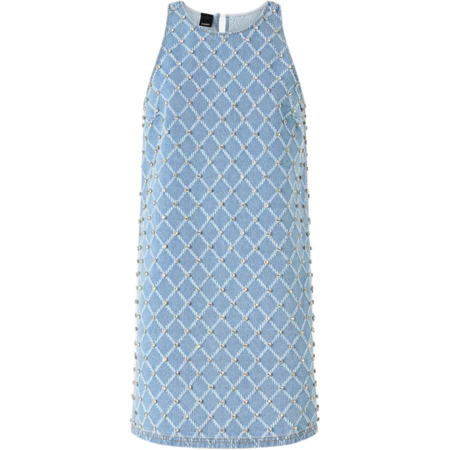 Pinko Sleeveless Embellished Mini Dress
