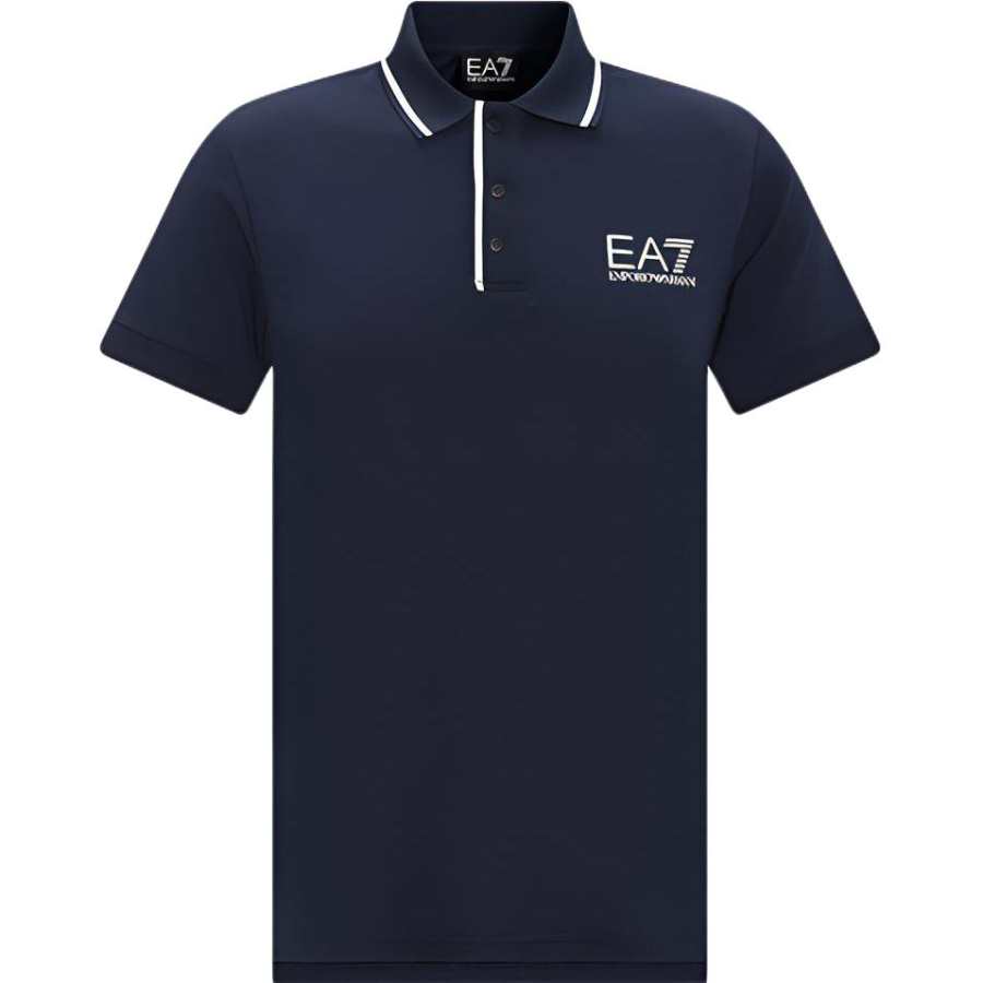EMPORIO ARMANI EA7 Polo Shirt Men's Navy Blue