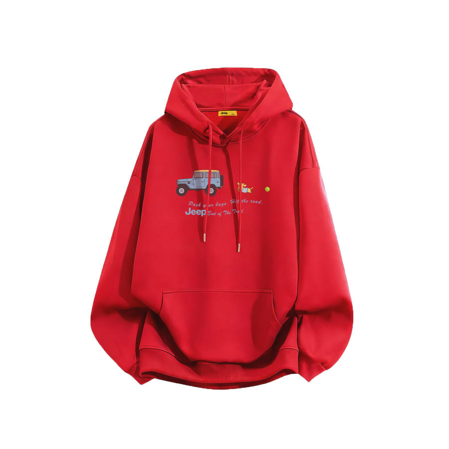 Jeep Sweatshirts Unisex Hooded Moderate Heavyweight