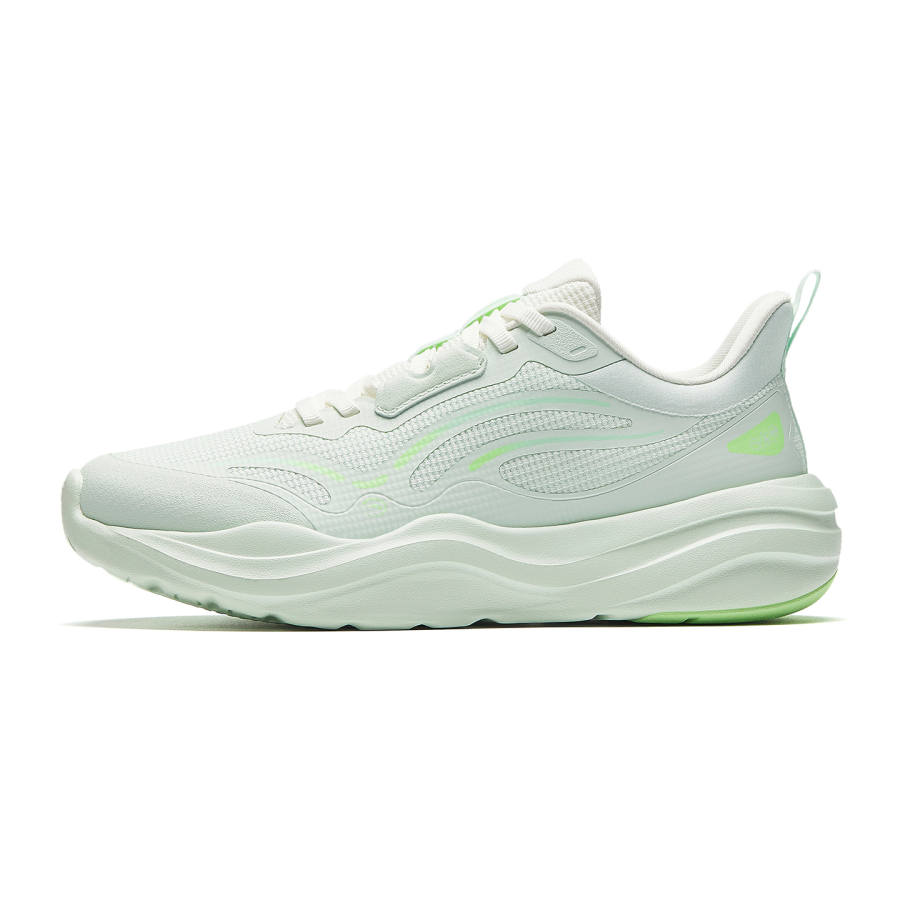 Anta Milk Candies 4 Textile, Rubber Low top Training Shoes Women's Light Sunlit Green