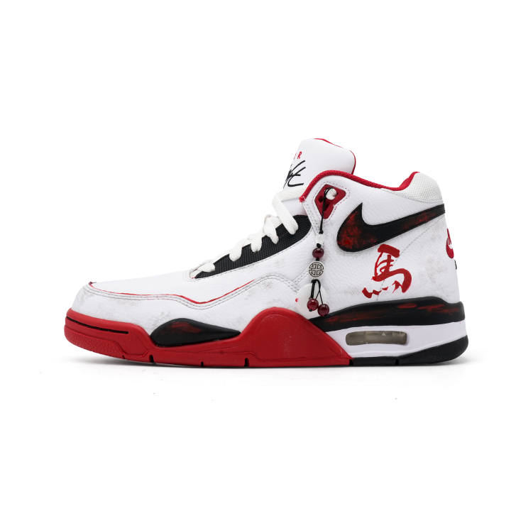 Nike Nike Flight Legacy Auspicious Horse Galloping Across The Red Path Wear resistant And Waterproof Mid top