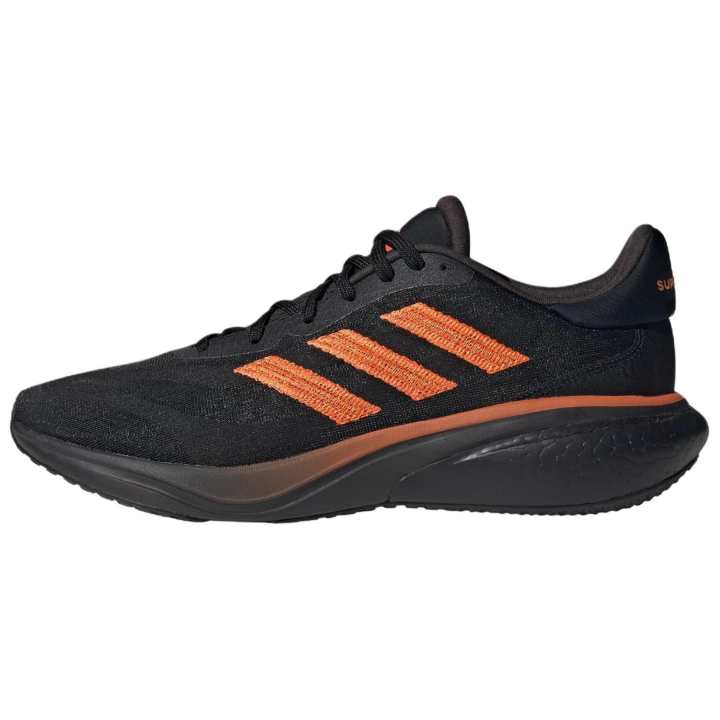Adidas Adidas Supernova 3 Breathable Sprint Running Shoes Men's Black Orange