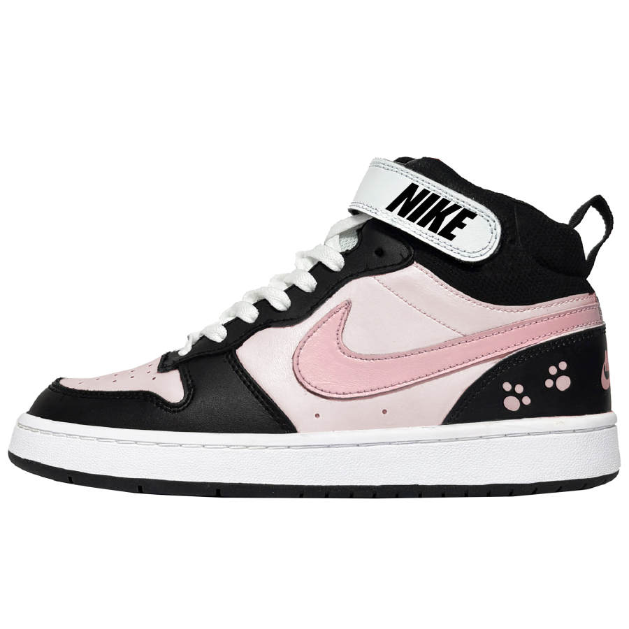 Nike Nike Court Borough 2 Powder Puppy Abrasion Resistant Slip Resistant Abrasion Resistant Slip Resistant Mid top