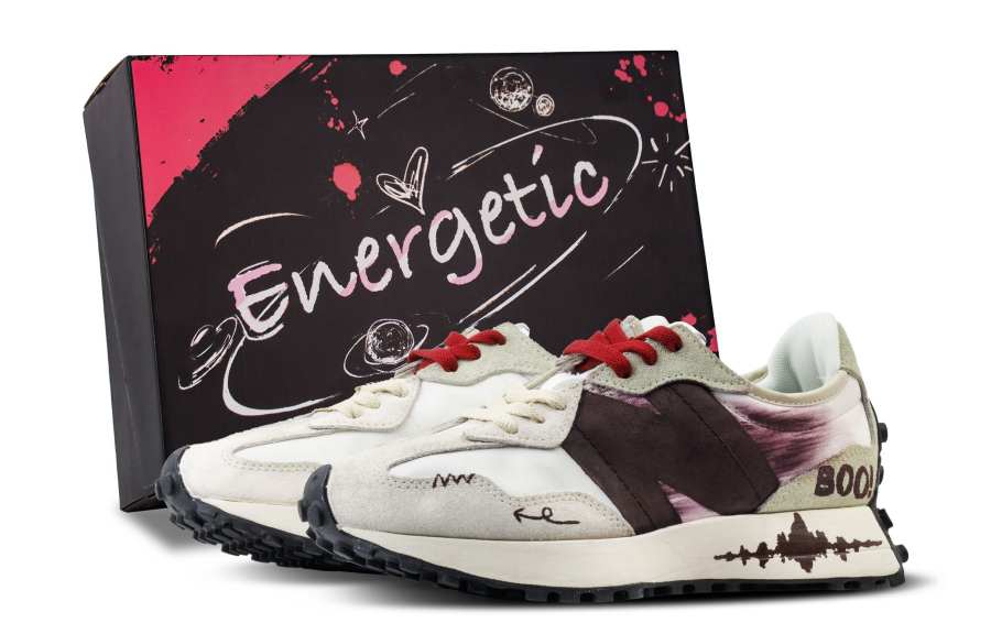 New Balance New Balance NB 327 Abrasion Resistant Low top Casual City Commuting Running Shoes Men's Red White