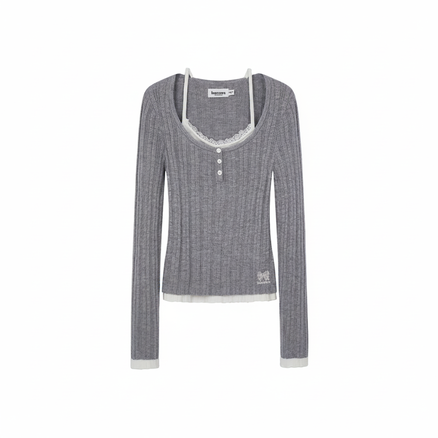 Teenie Weenie Knitwear Women's Crew Neck Moderate