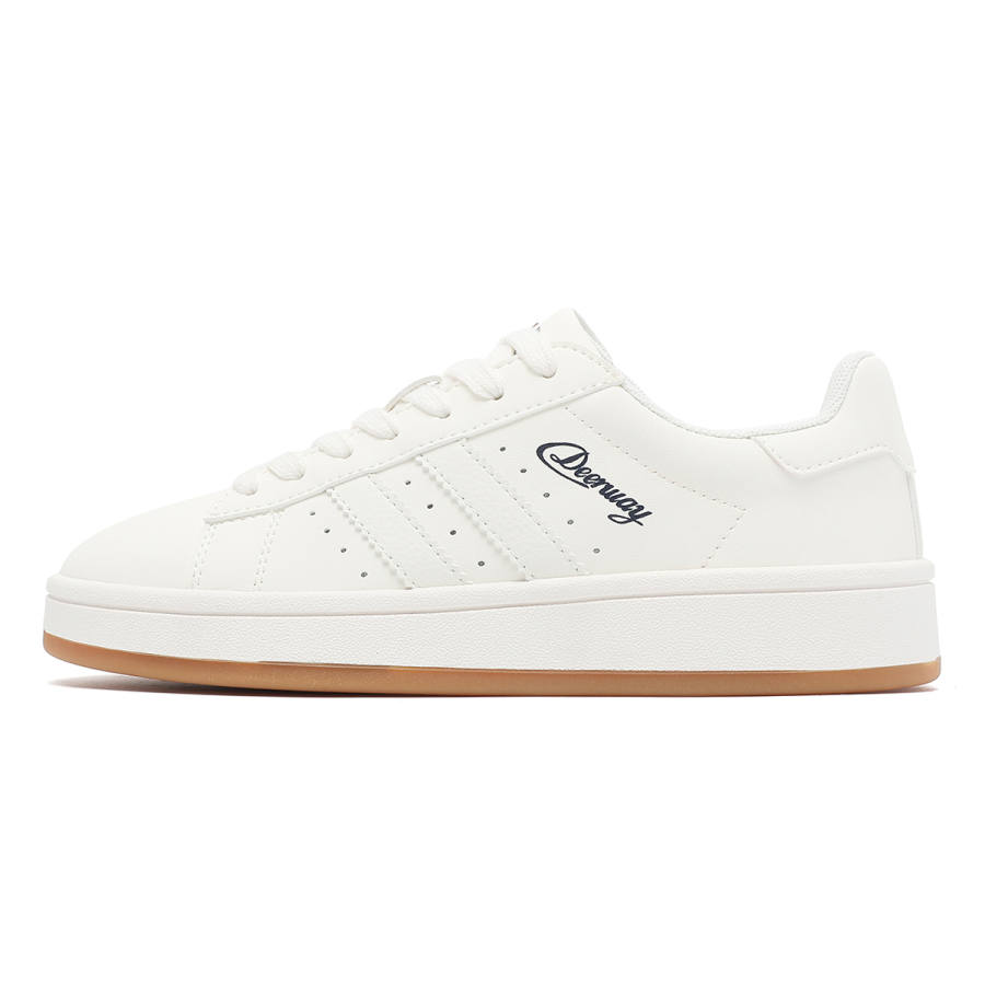 DEERWAY Low top Skateboard Shoes Women's White