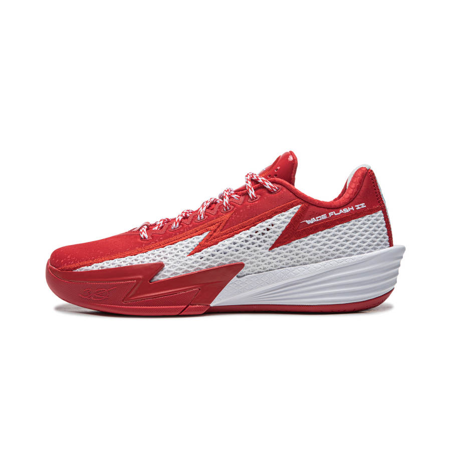 Li-Ning Li Ning Wade Lightning 2 Low top Basketball Shoes Men's Red White