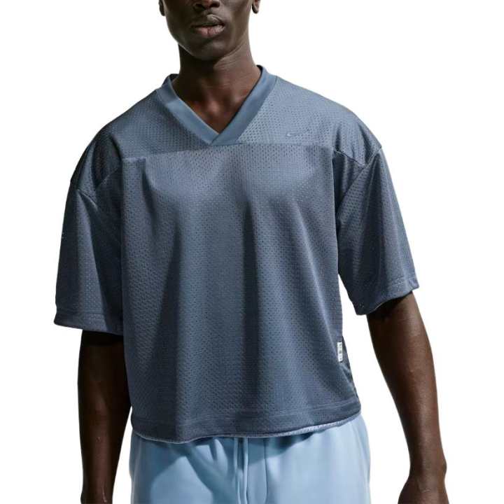 Nike Nike Dri Fit T Shirts Men's Diffused Blue V Neck