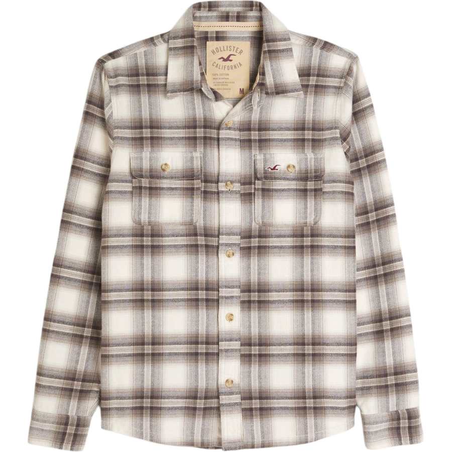 Hollister/ Shirts Men's Brown Lapel Moderate