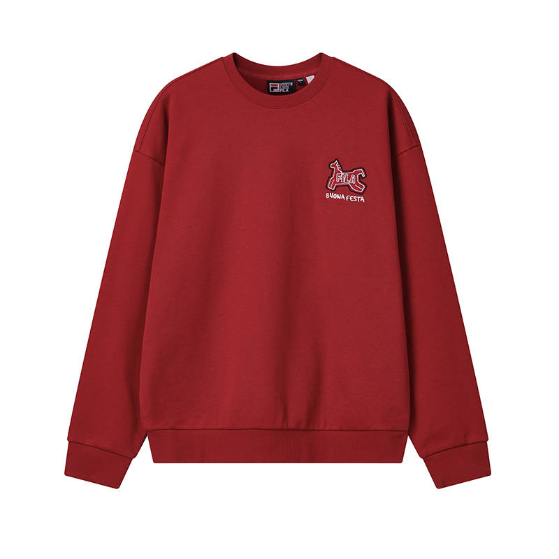 FILA CNY Sweatshirt Unisex Rhythm Red