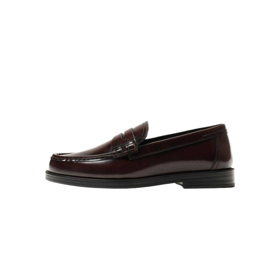 ZARA Boat Shoes Men's Dark Red Color