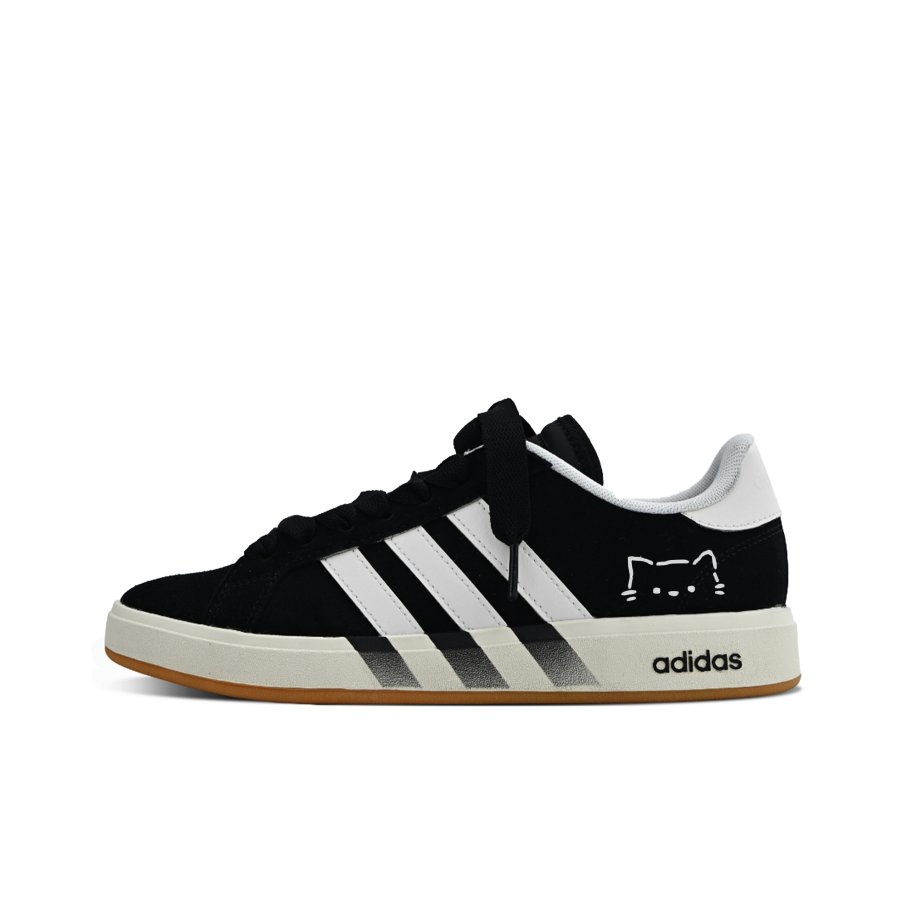Adidas Adidas Grand Court Base 00s Cheese Kitten Abrasion Resistant Abrasion Resistant Low top Skateboard Shoes Unisex