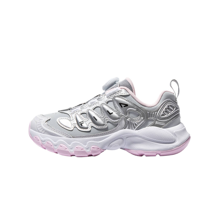 FILA KIDS Heritage FHT Synthetic Leather, Textile Soft And Comfortable Low top Running Shoes Kids'