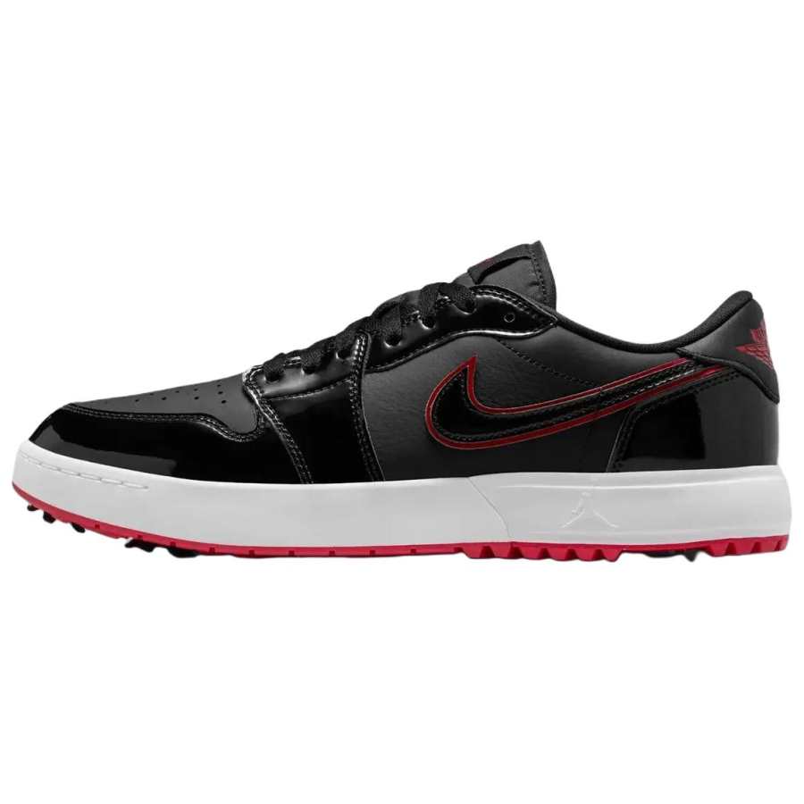 Jordan Jordan Air Jordan 1 Low top Golf Shoes Unisex Black Red