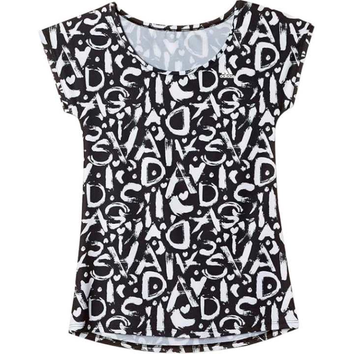 Adidas Adidas T Shirts Women's Black Crew Neck