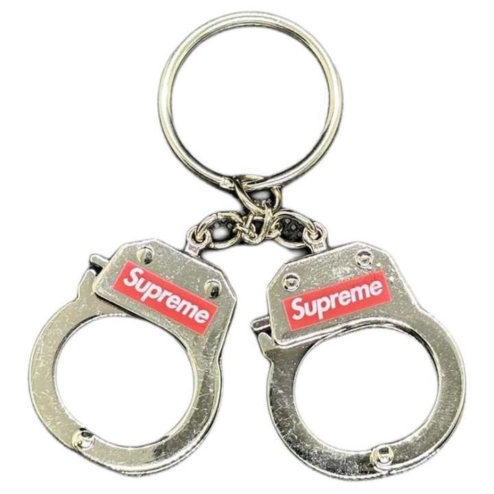 Supreme Supreme Keychains Unisex Silver