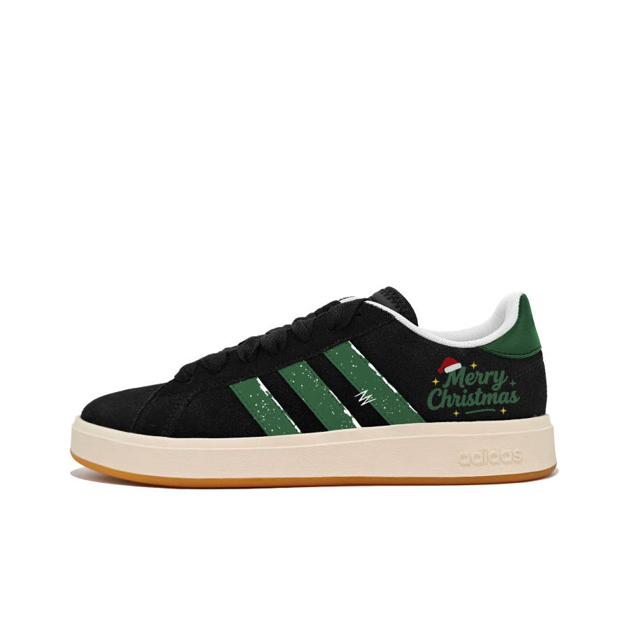 Adidas Adidas Grand Court Base 00s Ice And Snow Festival Synthetic Leather, Split Cow Leather