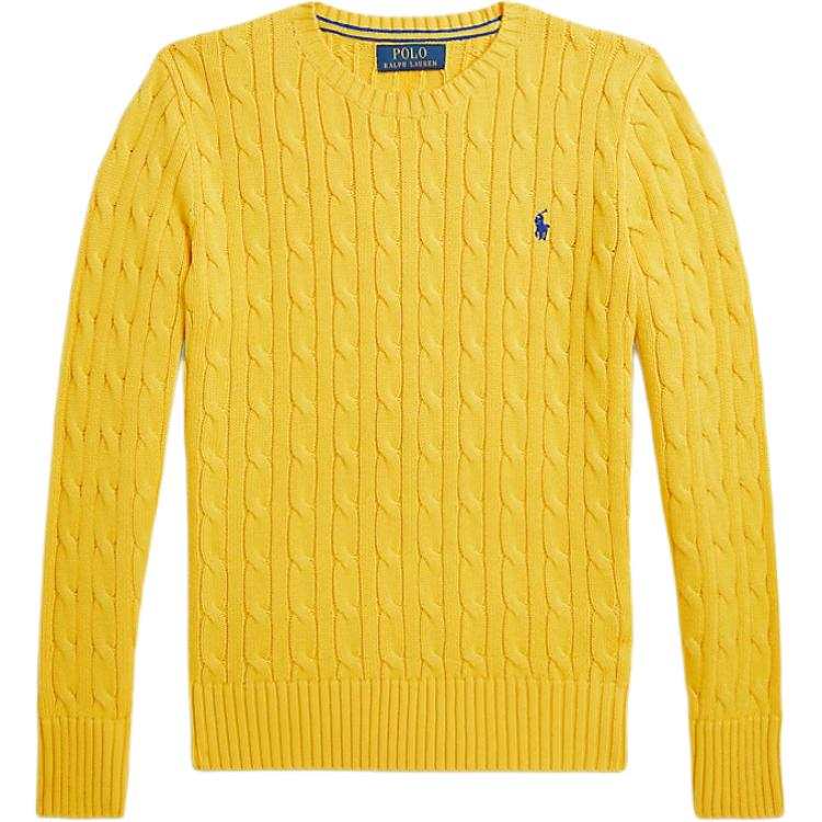 Polo Ralph Lauren Sweater Classic Version Racing Yellow Teenagers
