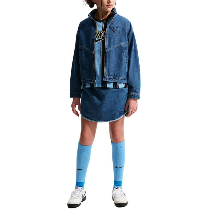 Nike Nike Kids Tops Stand Collar Thickened And Fleece Lined