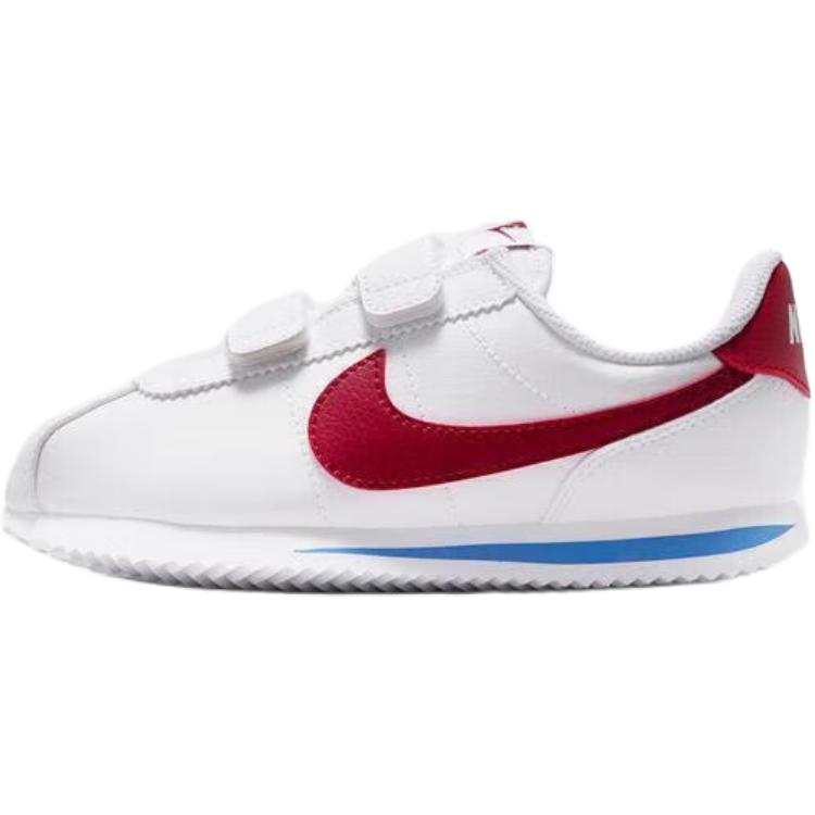 Nike Nike Cortez Low top Kids Lifestyle Shoes White Blue Red Children Aged 3 7 Years Old