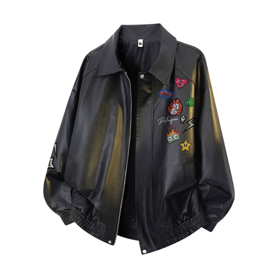 PAL ONGACO Leather Jacket Unisex