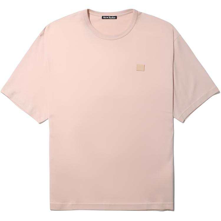 Acne Studios Acne Studios T Shirts Men's Light Pink Crew Neck Moderate