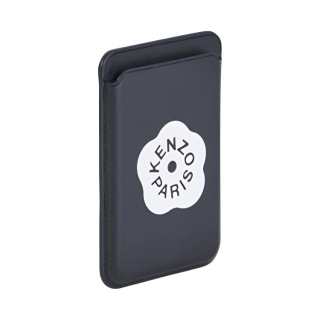 KENZO Synthetic Leather Card Holder Unisex Black