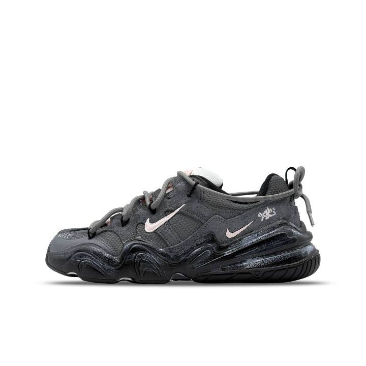 Nike Nike Tech Hera Abrasion Resistant Abrasion Resistant Low top Casual Shoes Unisex Gray Black