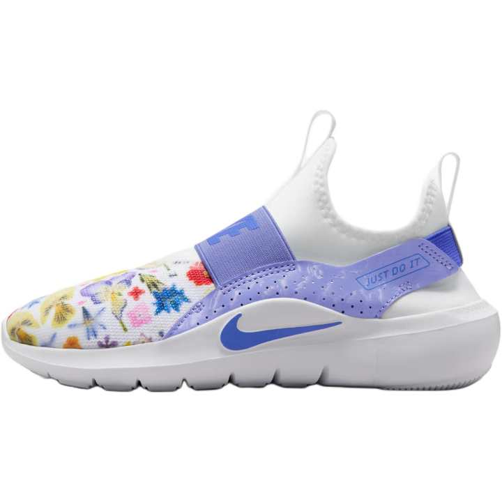 Nike Nike Flex Runner 4 Low top Running Shoes White Purple Kids'