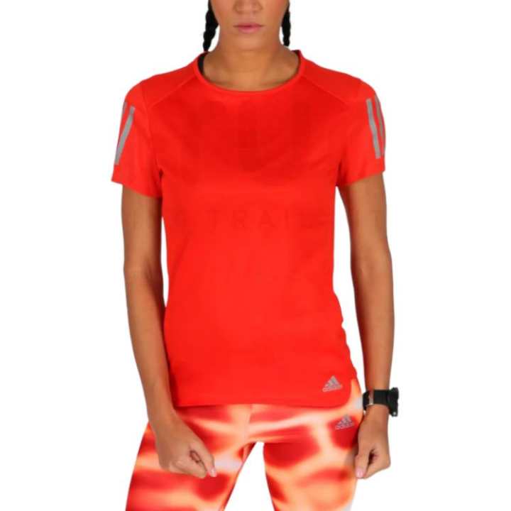 Adidas Adidas Response Running T Shirts Women's Red