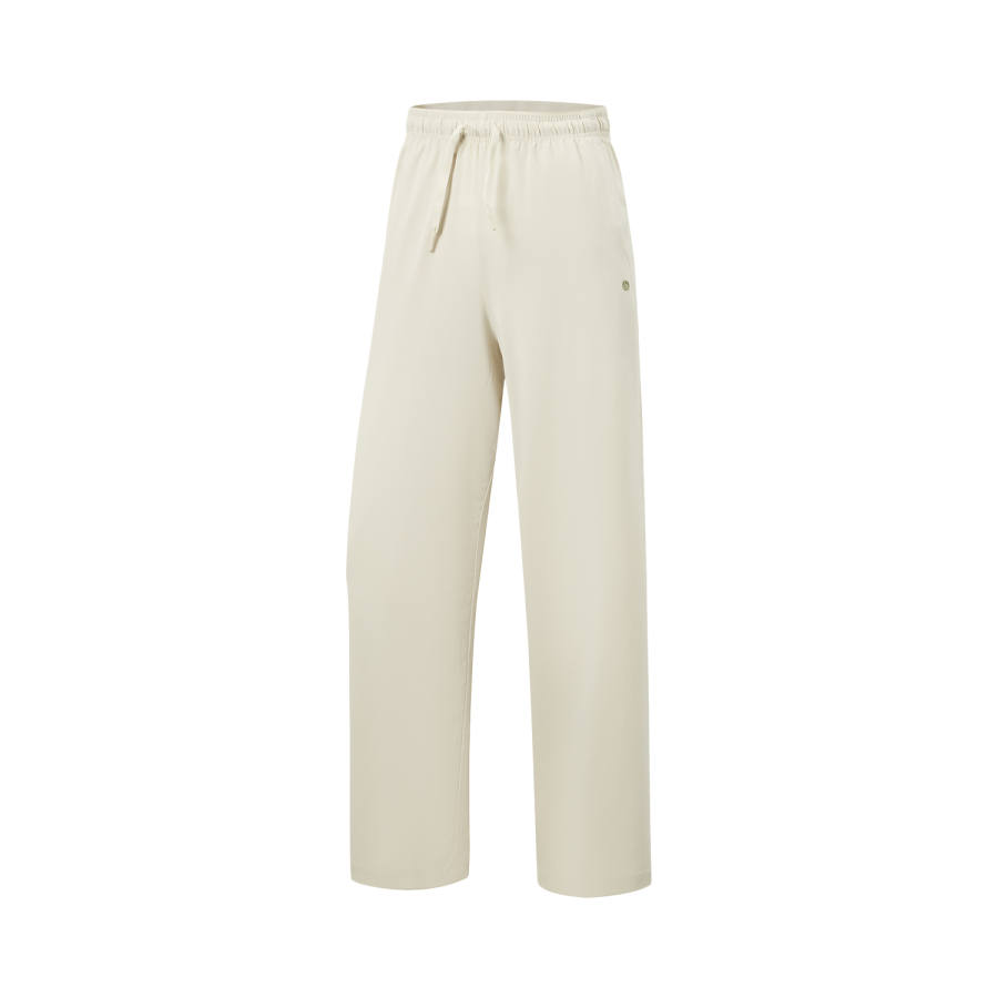 Li-Ning Li Ning Fitness Series Casual Pants Women's Gravel White Gray
