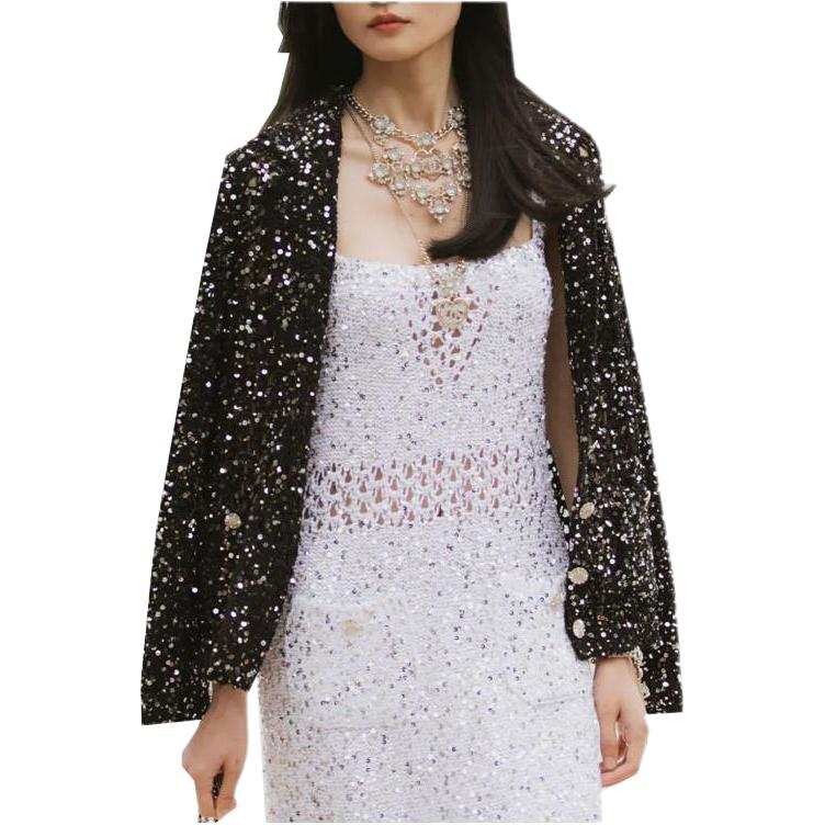 CHANEL CHANEL Jackets Women's Black Moderate