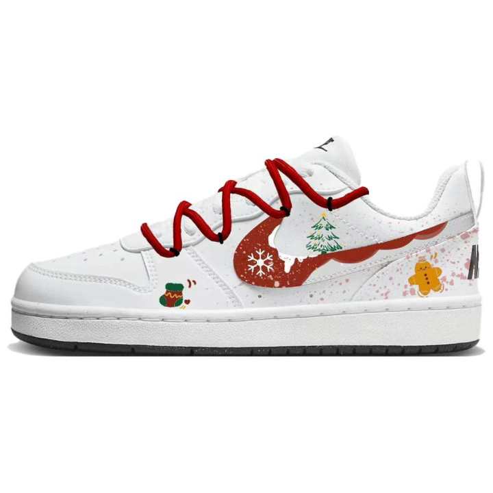 Nike Nike Court Borough Gingerbread Art, Campus Style, Cute Synthetic Leather, Artificial Leather Low top Skateboard Shoes