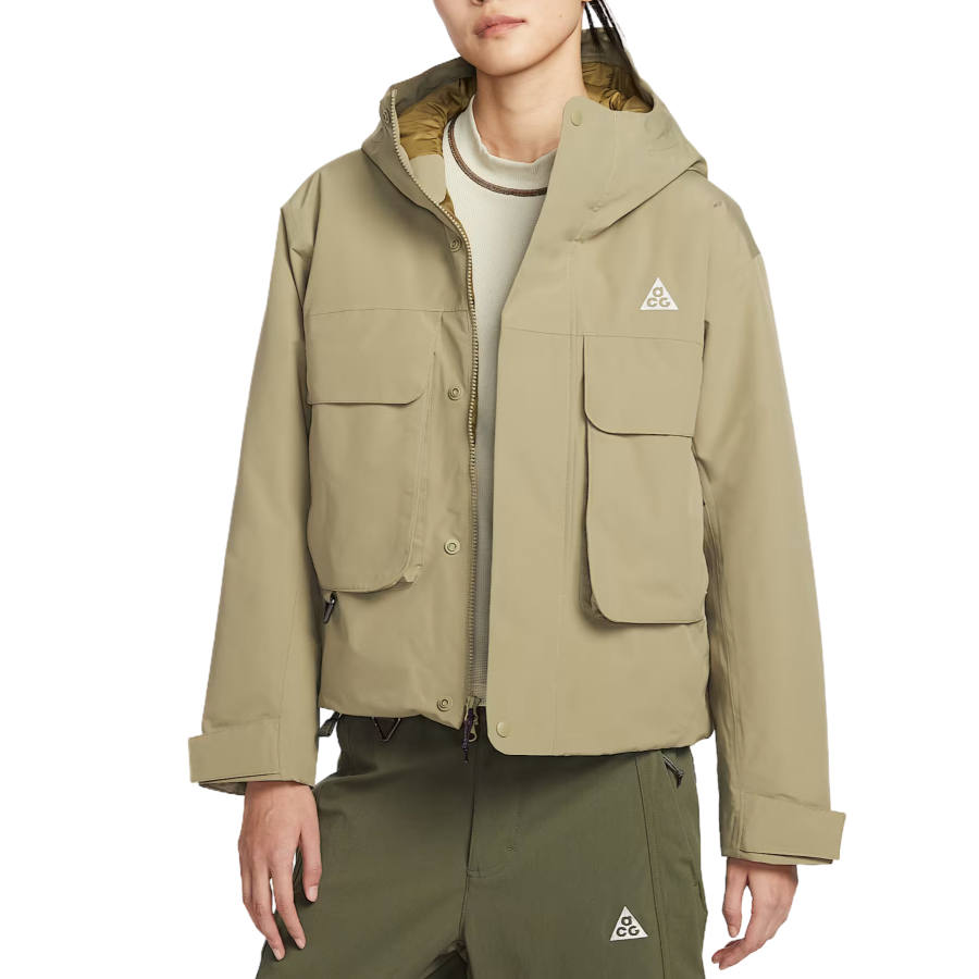Nike Nike Storm FIT Jackets Women's Olive Green/Anti Aircraft Gun Olive Green/University Gray/Mountain White Hooded Moderate Other