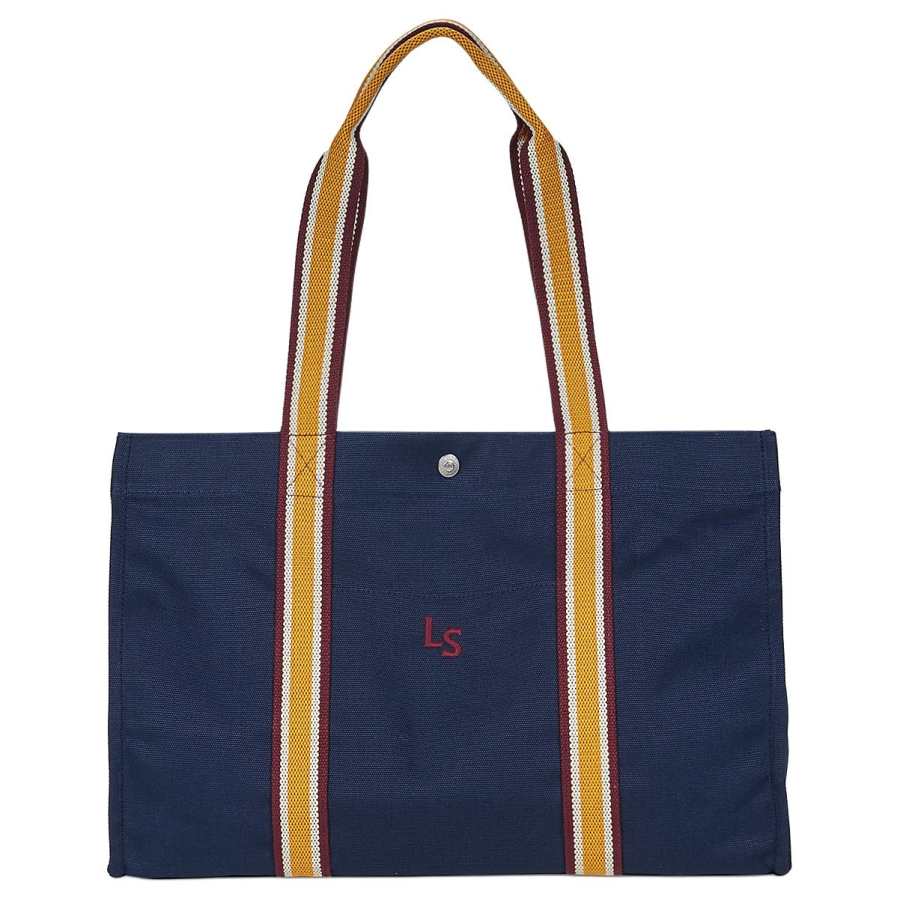 Levis Brand Embroidery Logo Handbag Women's Blue