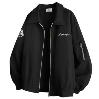HUANQIU Jackets Unisex Lapel Thickened Pilot, Instructor, Workwear