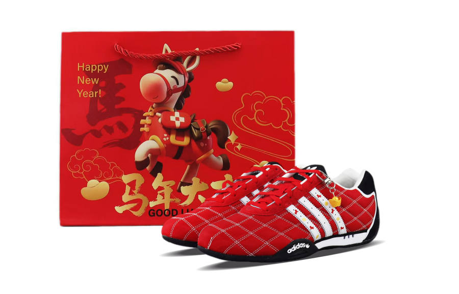 Adidas Originals ADIRACER Abrasion Resistant Low top Casual Shoes Unisex Red