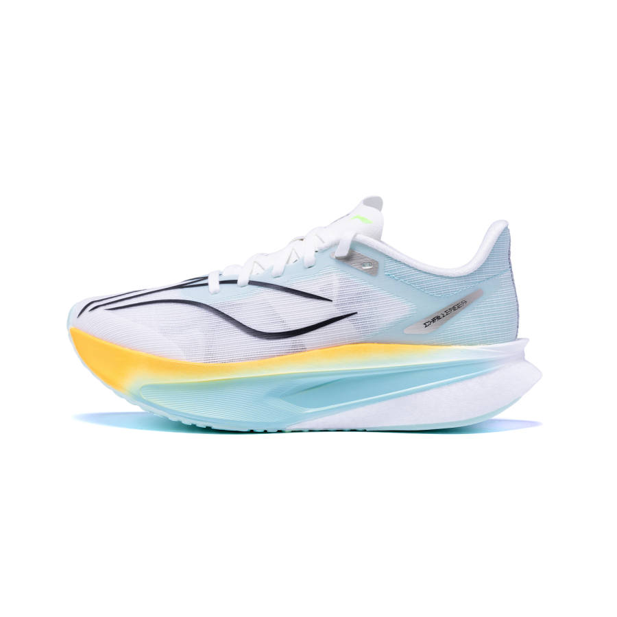 Li-Ning Li Ning Feidian 6 Challenger Breathable Low top Running Shoes Women's Blue