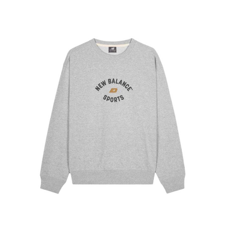 New Balance New Balance Sweatshirts Men's Heather Gray Crew Neck Moderate
