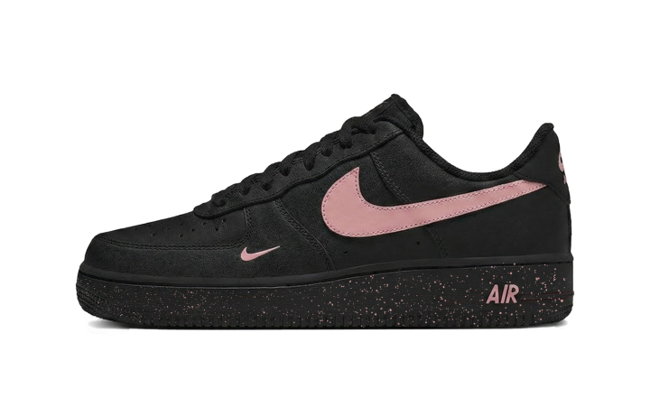 Nike Nike Air Force 1 Lv8 Pink Berry Leather Cushioning Abrasion Resistant Slip Resistant Low top Skateboard Shoes Men's