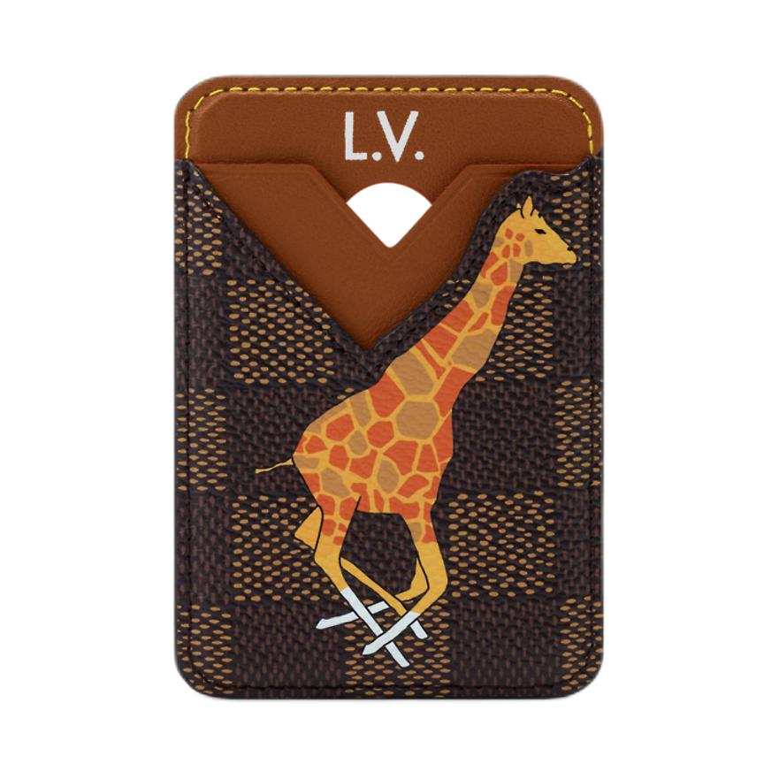 LOUIS VUITTON The Darjeling Limited Collaboration Damier Heritage Coated Canvas Card Holder Card Holder Men's Brown