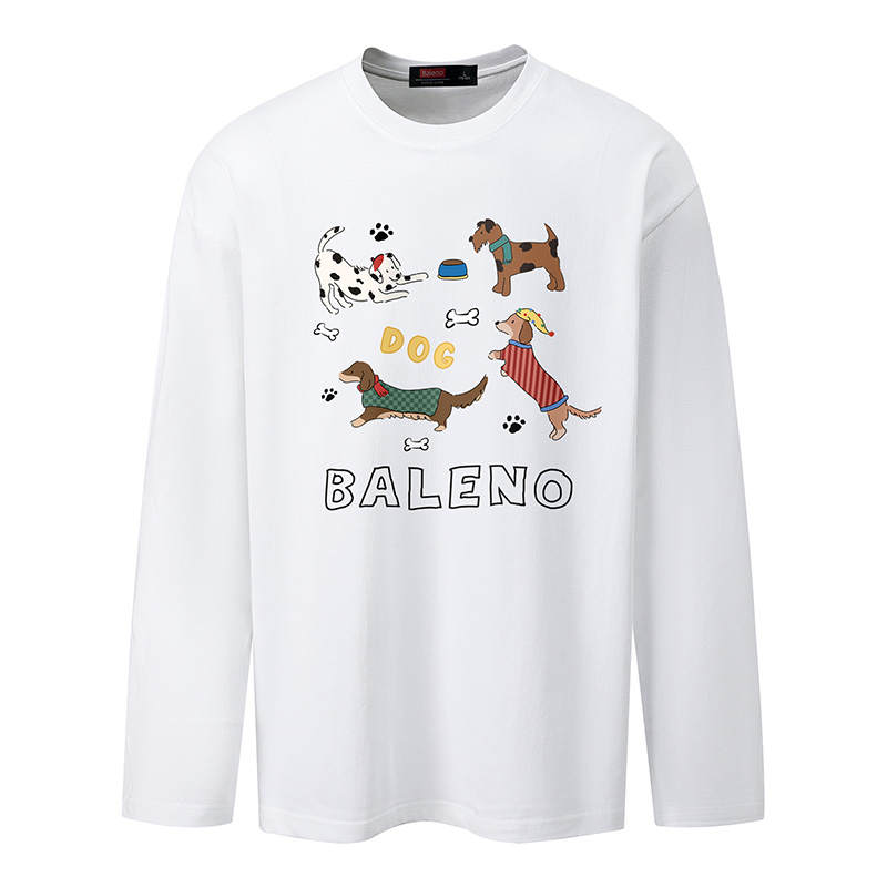 BALENO T Shirts Unisex Crew Neck Moderate Straight Fit