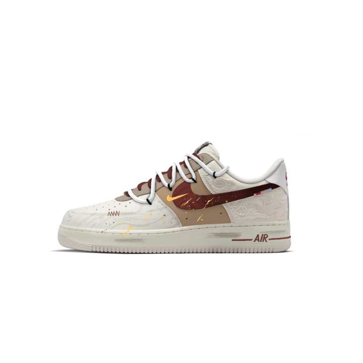 Nike Nike Air Force 1 '07 Pegasus Pack Breathable Low top Skateboard Shoes Men's White Red